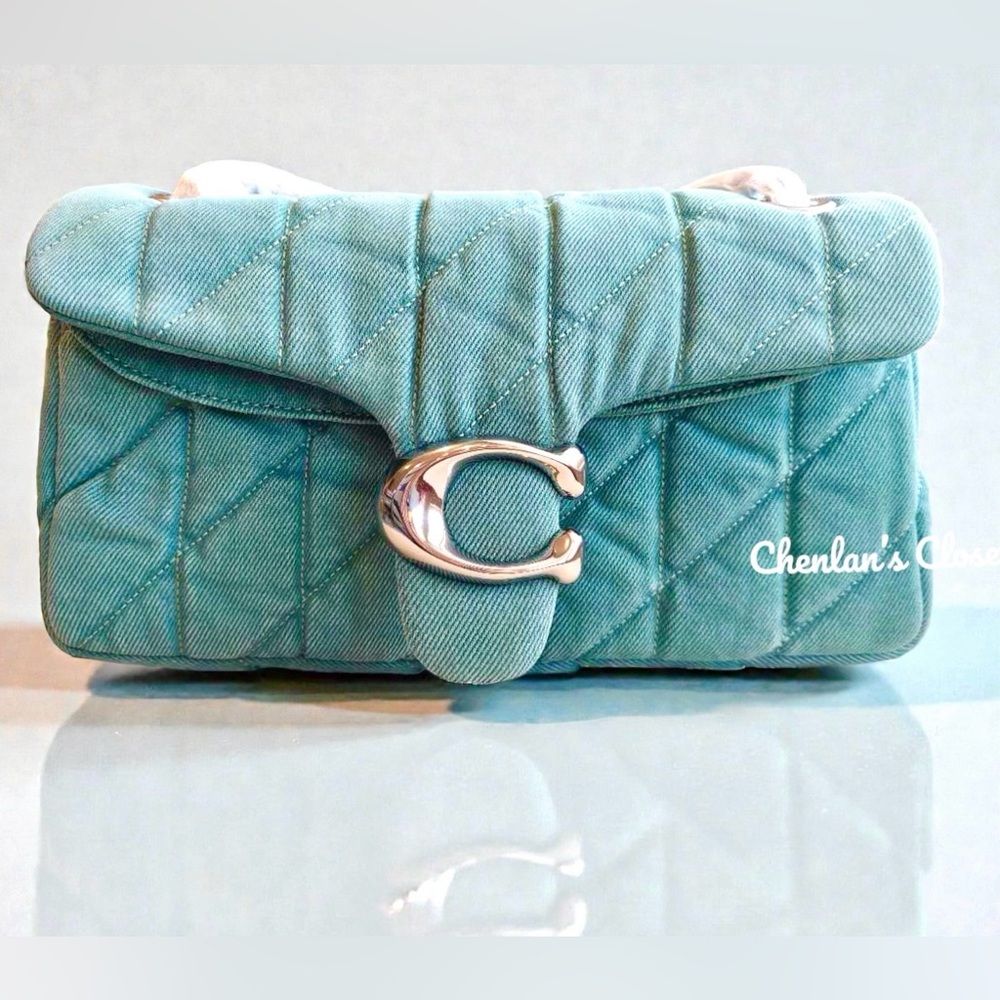 NWT Coach Denim Tabby Quilted 26 Convertible Shoulder Bag